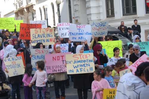 Hazaras across Europe protested against Shia Family Law