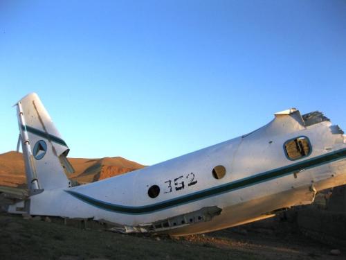 A plane of Hizb-e-Wahdat's Bamyan Air crashed on the gravel runway during Wahdat's rule in Bamyan. 